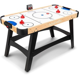 SereneLife 54" Air Hockey Table for Game Room, Home, Office—2 Pucks, 2 Pushers, Digital LED Scoreboard - SLARHKY100.5 - 1 of 4