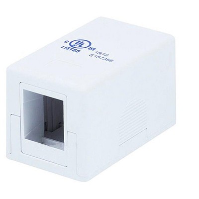 Monoprice 1-port Keystone Surface Mount Box - White