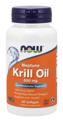 Neptune Krill Oil 500 mg by Now Foods  -  60 Softgel