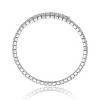 Guili Cubic Zirconia Tennis Bracelet Featuring Sparkling Clear Stones for a Classic, Elegant, and Timeless Jewelry Accent Piece - 2 of 3