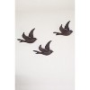 Cast Iron Flying Bird Wall Hook 0.67"H – Distressed Farmhouse Iron Hook, Set of 4 by Kalalou - 3 of 3
