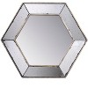CAVINAS Square Wall Mirrors with Metal Frame,Wall-Mounted Mirror with Floral Accents,Decorative Mirror for Bathroom,Living Room - 2 of 3