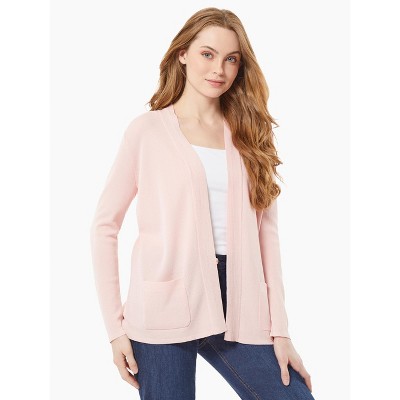 Jones New York Open Front Cardigan With Pockets - M