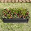 Kumasinova Raised Garden Bed Outdoor,Metal Raised Planter Beds for Plants, Vegetables,Flower Herb,Rectangle Galvanized Raised Garden Bed - 2 of 4