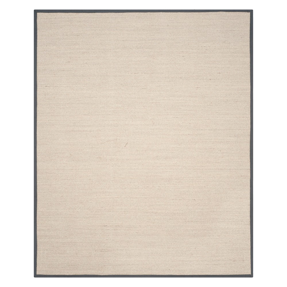 10'x14' Solid Loomed Area Rug Marble/Dark Gray - Safavieh