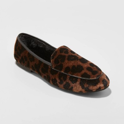 cheetah loafers target