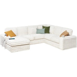 AMERLIFE Sectional Sofa with USB Ports& Storage - 1 of 4
