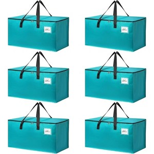 Moving Bags Heavy Duty Lavender Purple – Large Packing Bags for Moving, Extra Large Storage Totes with Zippers - 1 of 4