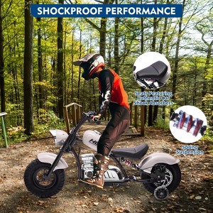 Kids Electric Off-Road Dirt Bike,36V Motorcycle With Top Speed of 16.5 Mph, Spring Suspension, Led Lights, Music Player - 1 of 4