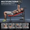 Oppsdecor 660lbs 6 in 1 Weight Bench Set with Squat Rack, Adjustable Strength Training Bench for Full Body with Folding, Fitness Workout Training - 3 of 4