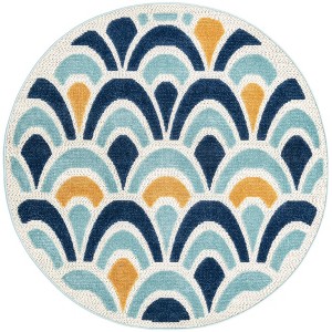 Unique Loom    Belize Outdoor Dangriga Area Rug - 1 of 4
