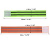 Unique Bargains High Visibility Arm Ankle Reflective Bands Orange Green 4 Pcs - 4 of 4