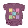 Simply Sage Market Checkered Bunny Outline Coquette Garment Dyed Tee - 2 of 4