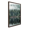 (Set of 3) Sylvie Evergreen Reflections in Fog Canvas Art Set by F2 Images - Kate & Laurel All Things Decor - 2 of 4