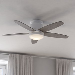 VAXCEL Armon Flush Mount 44-in. Ceiling Fan with LED Light Kit and Remote - 1 of 4