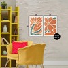Stupell Industries Midcentury Flower Abstracts 2pc Canvas Art Set, 20" x 30" - 3 of 4