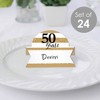Big Dot of Happiness We Still Do - 50th Wedding Anniversary - Anniversary Party Tent Buffet Card - Table Setting Name Place Cards - Set of 24 - 2 of 4