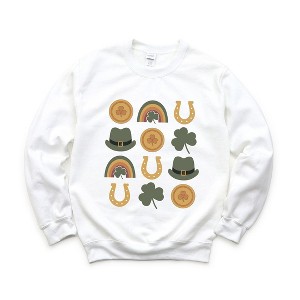 Simply Sage Market Women's Graphic Sweatshirt St. Patrick's Day Chart - 1 of 4