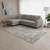 HomeRoots 5' X 7' Beige Tan And Gold Abstract Hand Loomed Distressed Area Rug - 2 of 4