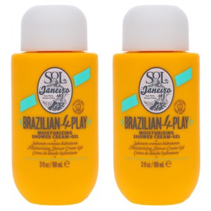 Sol de Janeiro Brazilian 4 Play Moisturizing Shower Cream-Gel 3 oz 2 Pack - 1 of 4