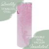 Elanze Designs Ballet Keeps On Toes Pink Ballerina 20 ounce Stainless Steel Travel Tumbler - 3 of 4