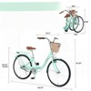 VisioGear 26 Inch Folding Lady Bike, Single Speed, Compact Design for Easy Storage and Commuting, Green, 66.93"*25.2"*40.95" - 3 of 4