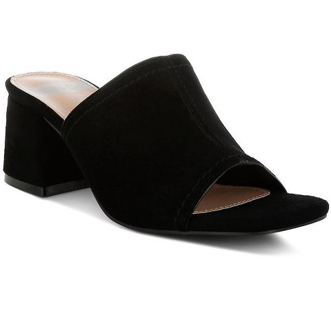 Обувь Rag & Co Womens Citarum Real Suede Leather Slip Ons 8
