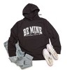Simply Sage Market Women's Graphic Hoodie Be Mine Valentine Varsity - 2 of 2