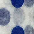 medium navy blue dots