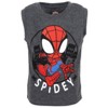 Marvel Spidey and His Amazing Friends Graphic T-Shirt Tank Top French Terry Shorts 3 Piece Outfit Set - image 3 of 4