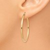 Black Bow Jewelry 2mm, 14k Yellow Gold Classic Round Hoop Earrings, 35mm (1 3/8 Inch) - 3 of 4
