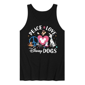 Men's - Disney - Cats & Dogs Graphic Tank Top - 1 of 3