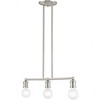 Livex Lighting Lansdale 3 - Light Chandelier in  Brushed Nickel - 3 of 4