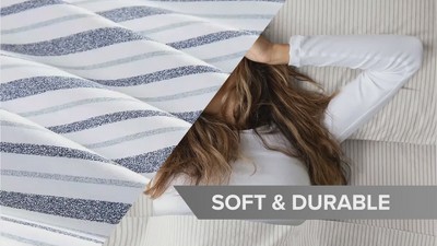 Queen Green Leaves Cotton Percale Sheet Set