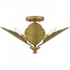Quoizel Lighting Bayley 4 - Light Semi-Flush Mount in  Aged Brass - 4 of 4