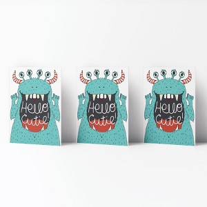 Fall/Halloween Greeting Card Pack Sets (3 ct) Hello Cutie by Ramus & Co - 1 of 4
