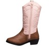 Kensie Girl Little Kids Cowgirl Boots With Stitched Details - 3 of 4