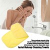 Unique Bargains Reusable Washable Makeup Removal Cleaning Cloth 16''x8'' 2pcs - 2 of 4