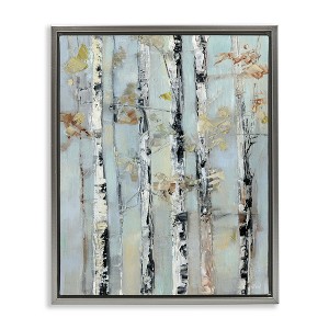 Stupell Industries Autumn Birch Trees, 25'' x 31'' - 1 of 4