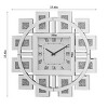 Wall Clock,Mirrored Wall Clock With Faux GemStones Inlay,Roman Numeral Wall Clock,Wall Clocks For Living Room-Cuddlewood - 4 of 4