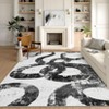 GOCAPTAIN Washable Area Rugs for Living Room, Abstract Soft Bedroom Rugs, Low Pile Non Slip Carpet, Non Shedding Ultra Thin Floor Cover, Snake Print - 2 of 4