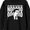 The Office No God No! Please No! Adult Black Crew Neck Sweatshirt - 2 of 3