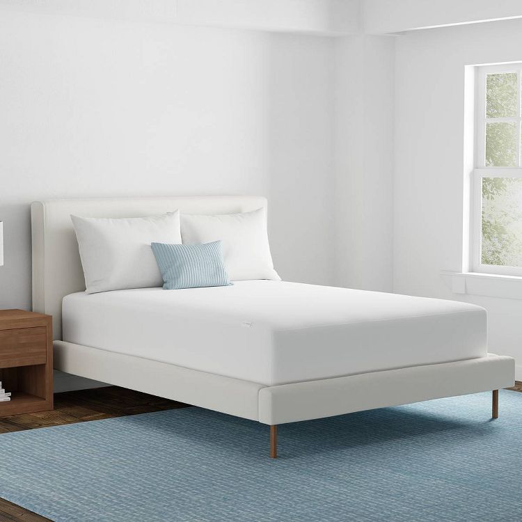 Allerease  Clean Boost Cool Touch Waterproof Machine Washable Fitted Mattress Protector, 4 of 8