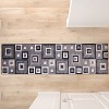 Masada Rugs Masada Rugs, Modern Accent Rug with Geometric Square Pattern - 3 of 4