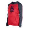 MLB St. Louis Cardinals Women's Lightweight Hooded Sweatshirt - 4 of 4