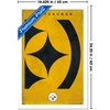 Trends International NFL Pittsburgh Steelers - Logo 25 Framed Wall Poster Prints - 3 of 4