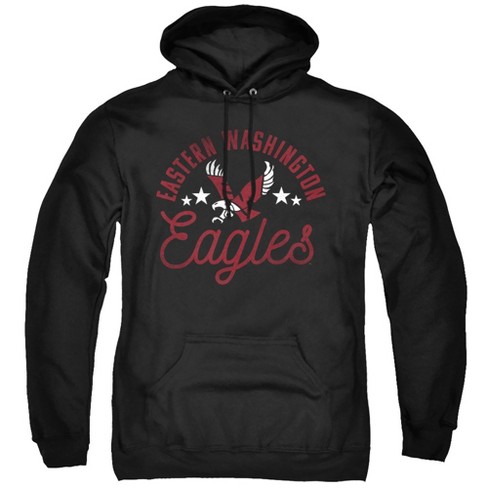 Campus Lab Eastern Washington University Official Eagles Adult Pull over Hoodie Black Small Target