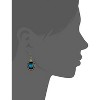 1928 Jewelry "Victorian" Oval Multi Faceted Crystal Drop Earrings - 2 of 4