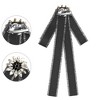 Elerevyo Women's Ribbon Brooches Elegant Bow Neck Tie 1 Pc - 3 of 4