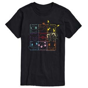 Men's - Pokémon - Character Grid Short Sleeve Graphic T-Shirt - 1 of 4